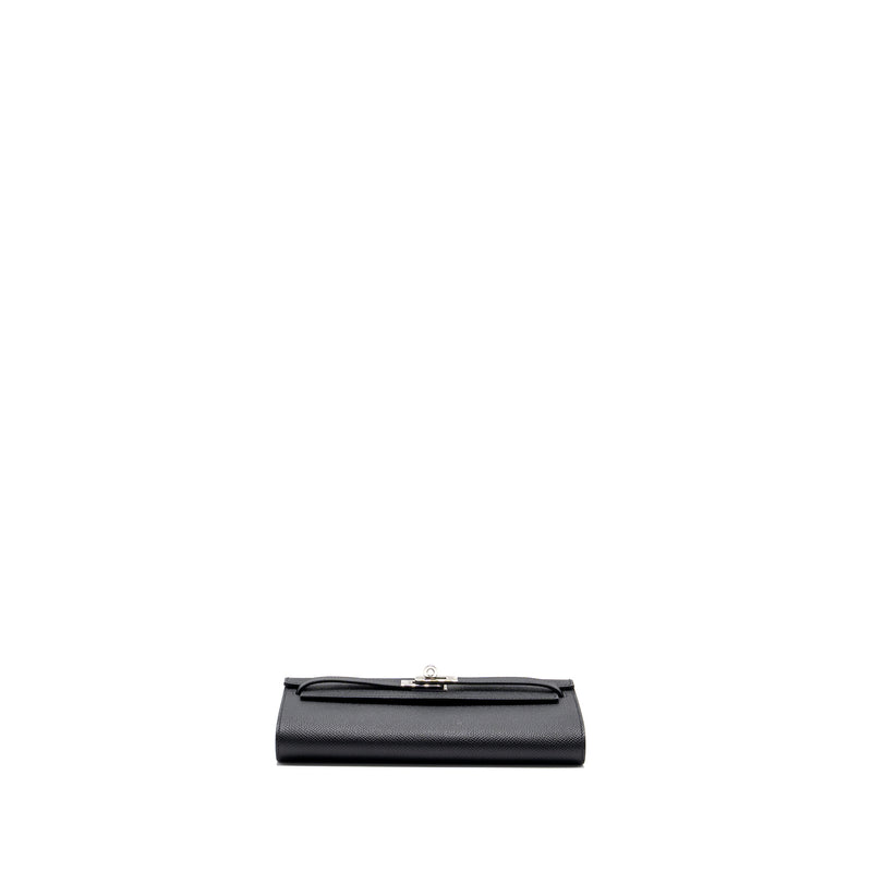Hermes Kelly To Go Epsom Black SHW Stamp U