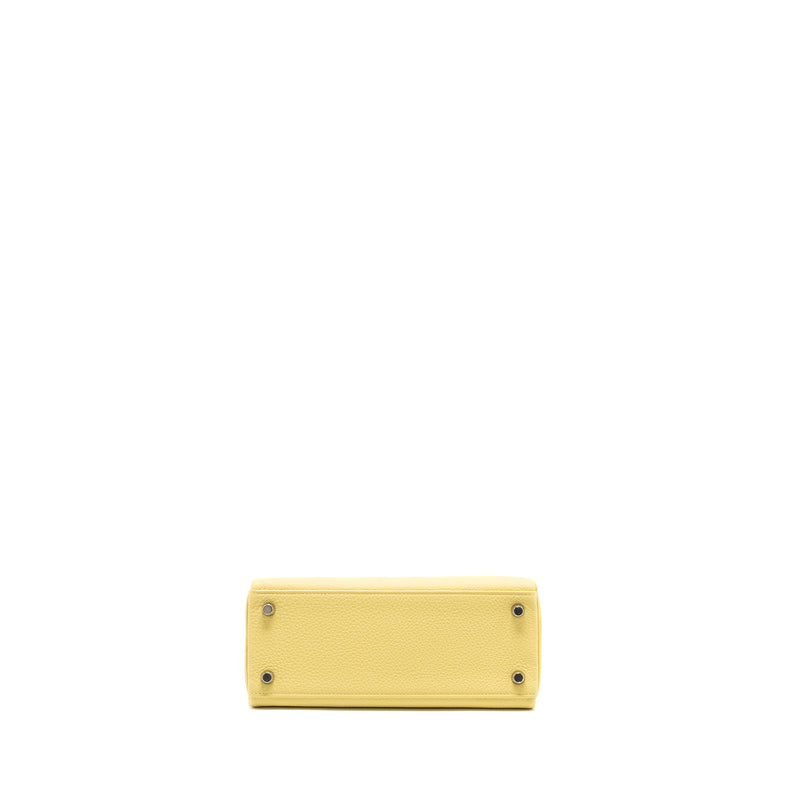 Hermes Kelly 25 Togo 1Z Jaune Poussin SHW Stamp B