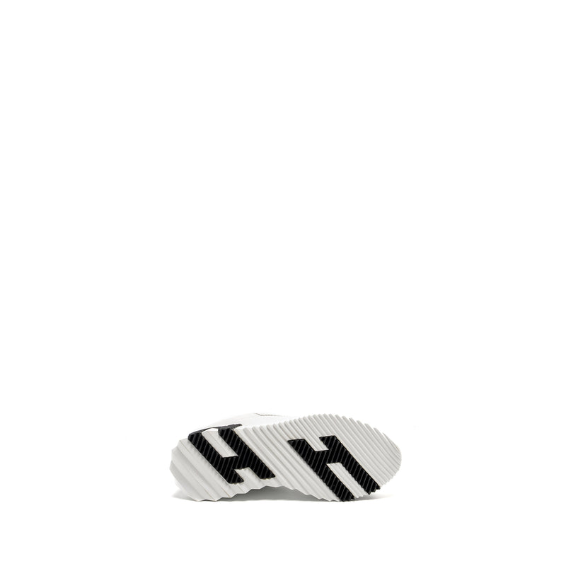 Hermes Size 37.5 Bouncing Sneakers Leather White/Black