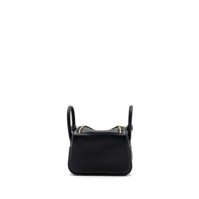 Hermes mini lindy celemence black GHW stamp B