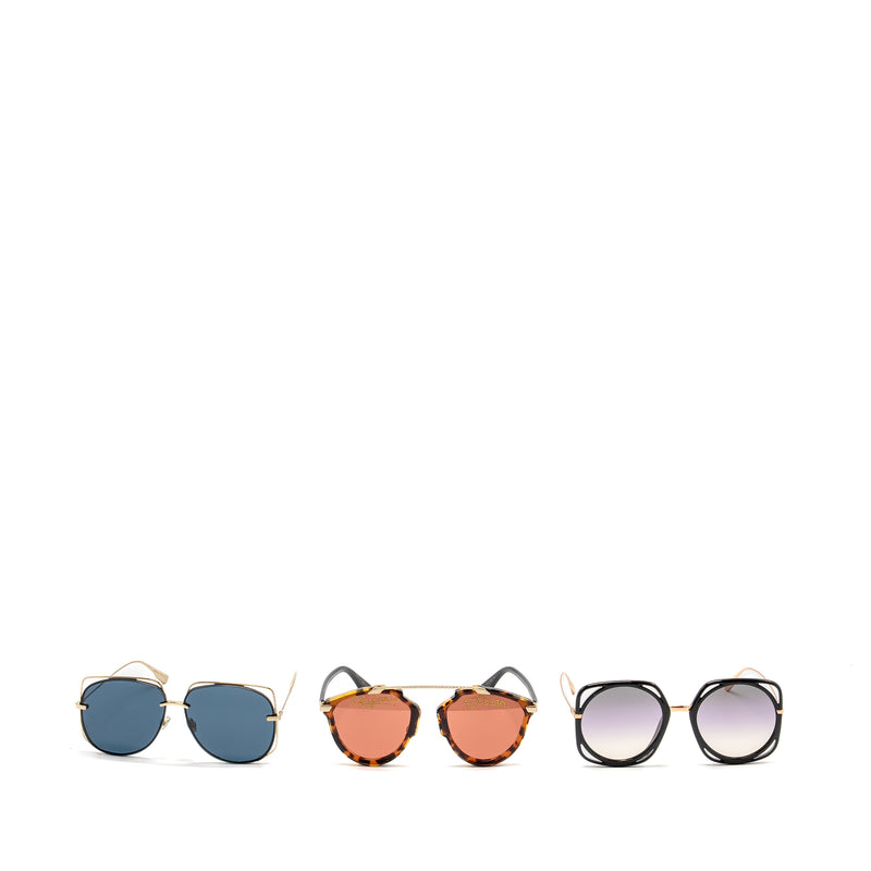 Dior Sunglasses Black / Multicolour(sell in set)