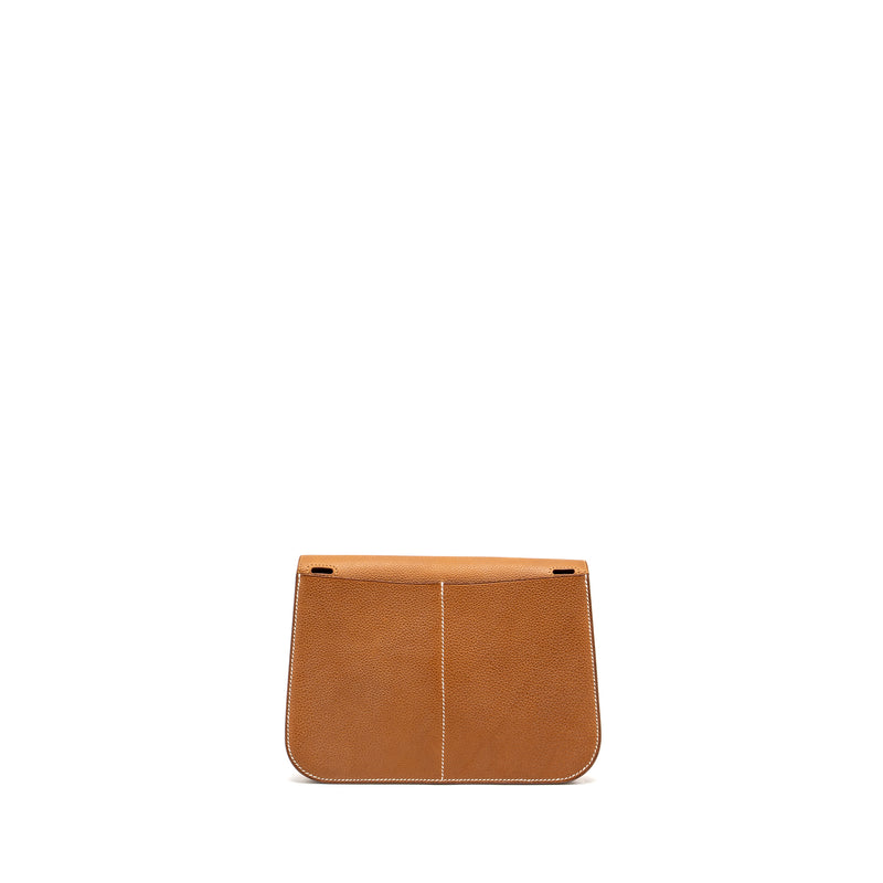 Hermes Halzan 25 Barenia Faubourg Fauve GHW Stamp B