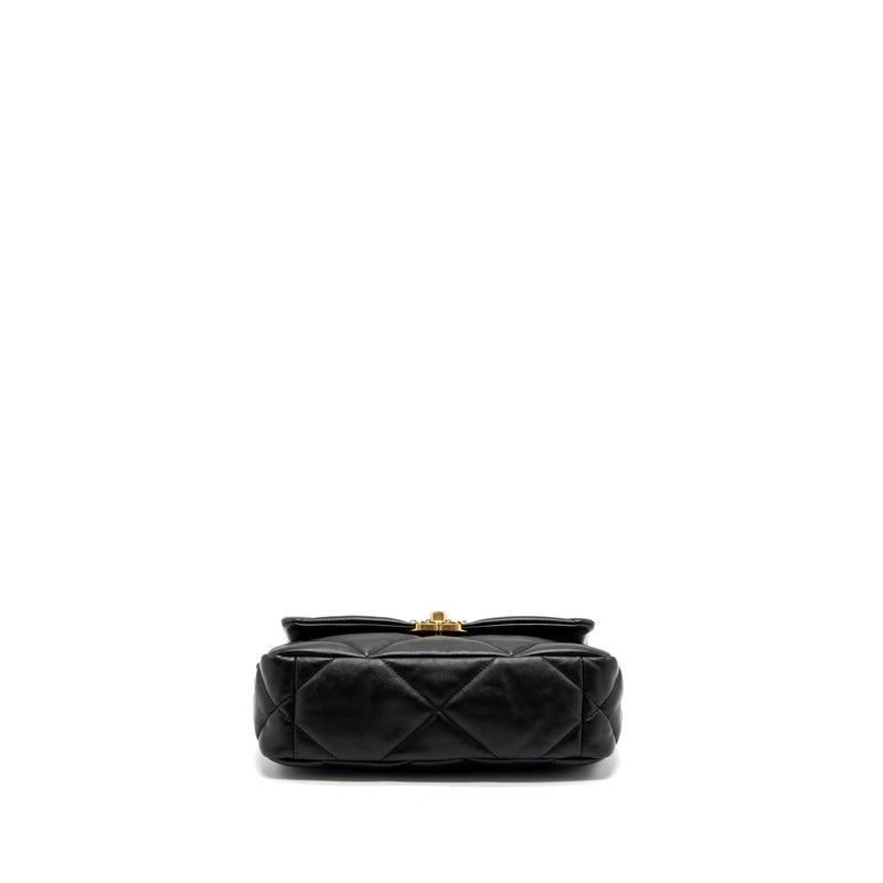 Chanel Small 19 bag lambskin black Multicolour hardware (microchip)