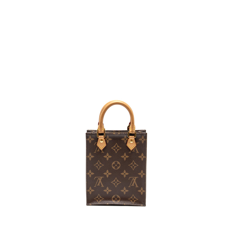 LOUIS VUITTON Petit Sac Plat Monogram Canvas GHW