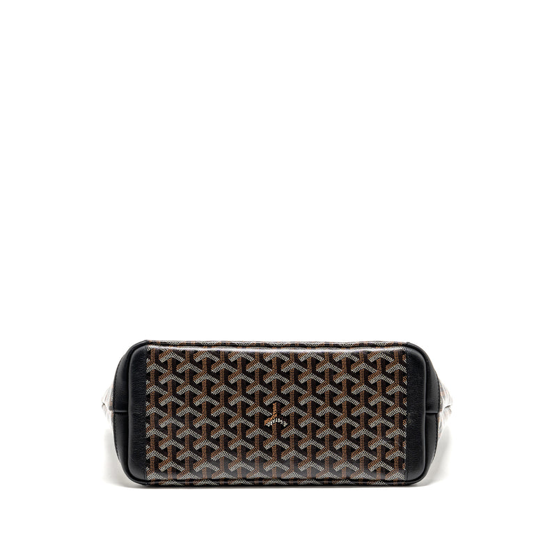 Goyard Artois PM Handbag Goyardine Canvas/Calfskin Black SHW