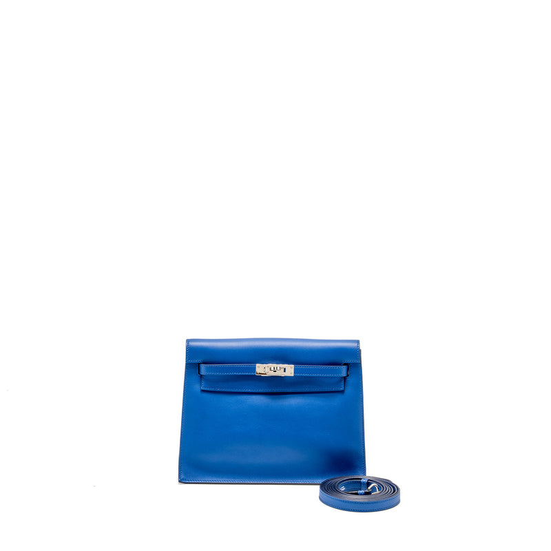 Hermes Kelly Danse Swift Blue France SHW Stamp Z