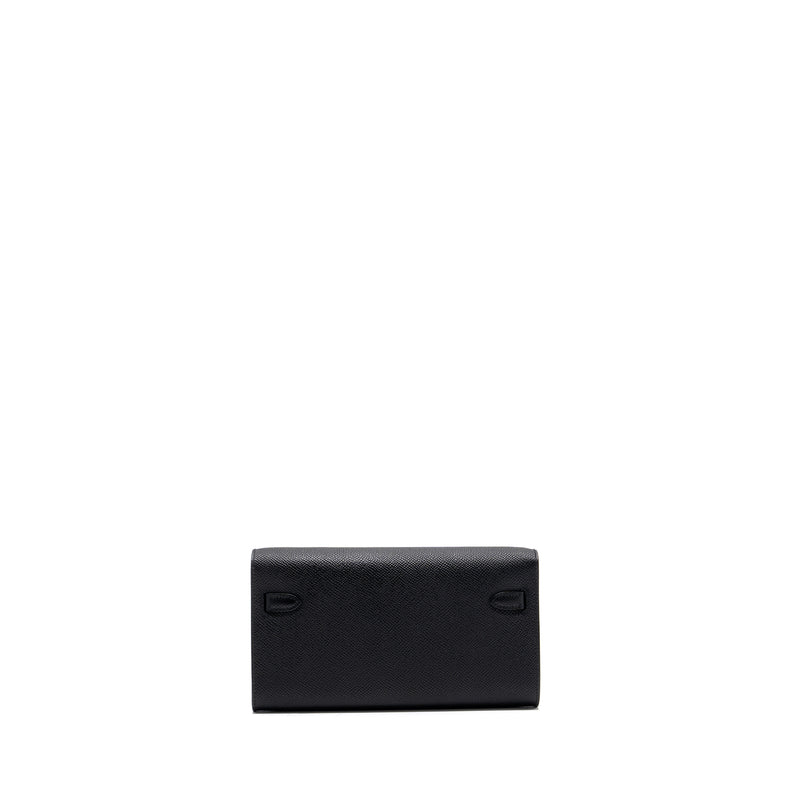 Hermes Kelly To Go Epsom Black SHW Stamp U