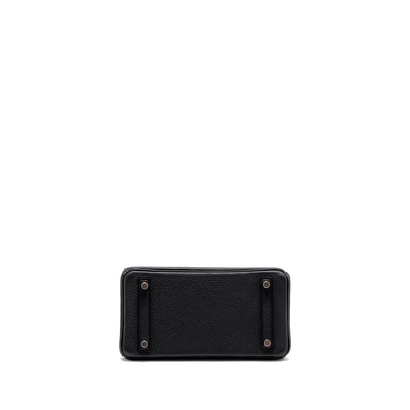 Hermes Birkin 25 Togo Black SHW Stamp W