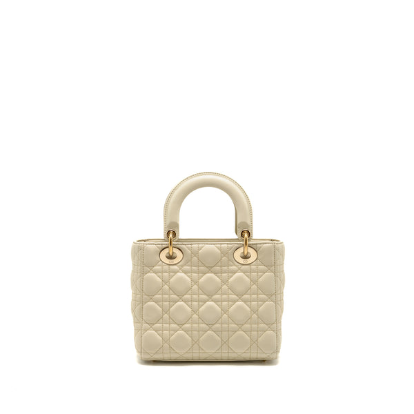 Dior Small Lady Dior Lambskin White LGHW