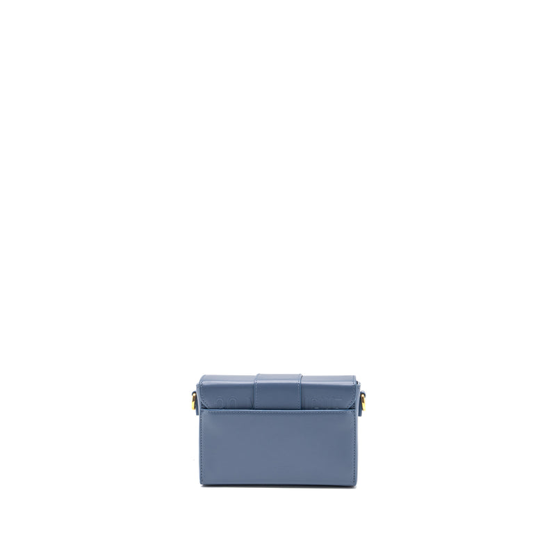 Dior 30 Montaigne Box Bag Calfskin Light Blue GHW