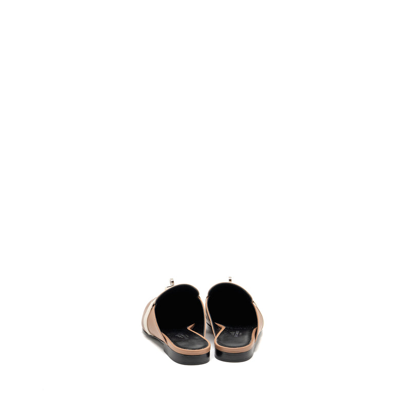 Hermes Size 36 OZ Mule Leather Beige / Multicolour SHW