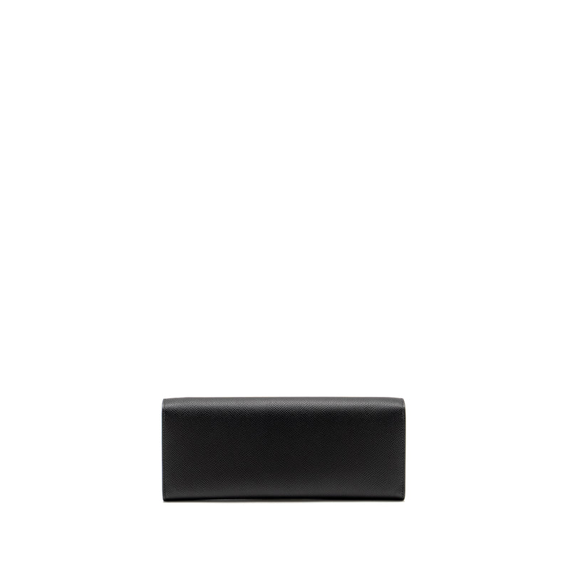Hermes Maillon To Go wallet epsom black enermal buckle GHW stamp W