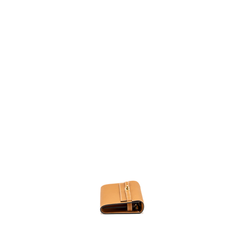 Hermes Kelly to Go Epsom Toffee GHW Stamp B