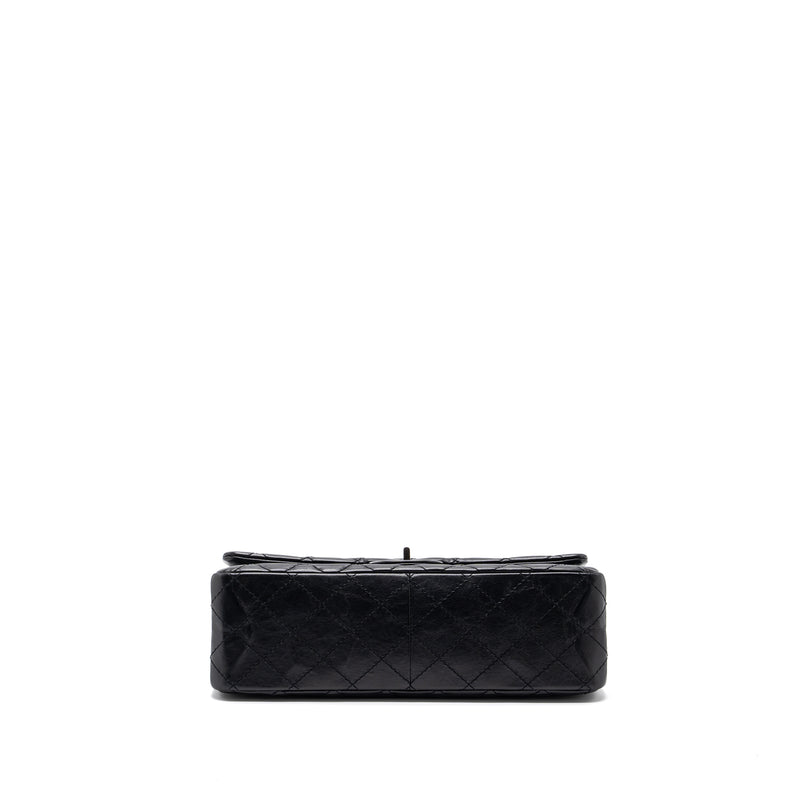 Chanel Large 2.55 Reissue Flap Bag Aged Calfskin Black Ruthenium Hardware