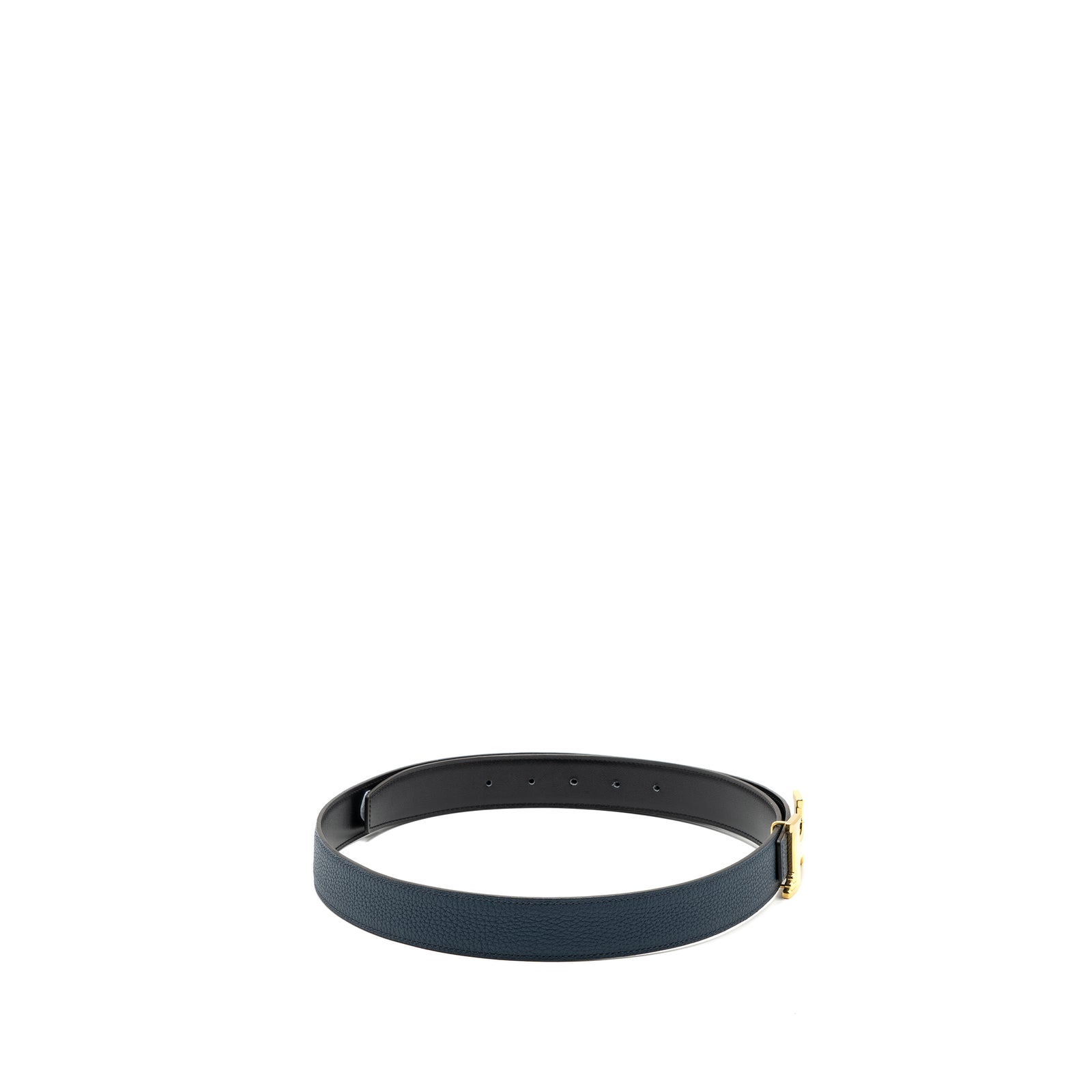 Hermes Gigier Size 95 Black Belt Hermès Black Alligator Leather Kelly Belt 95 cm main image 3