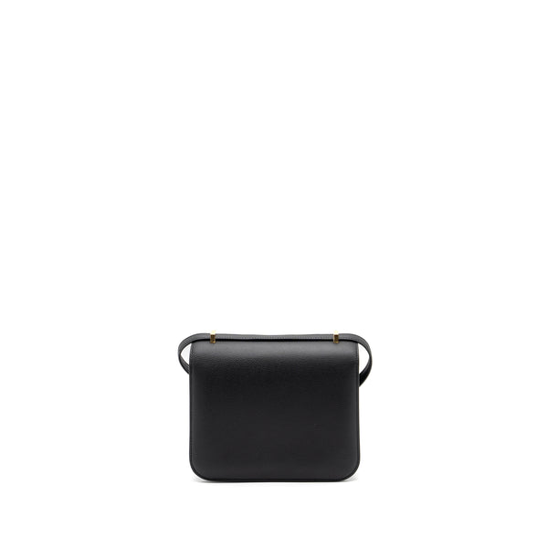 Hermes Mini Constance Epsom Black GHW Stamp Z