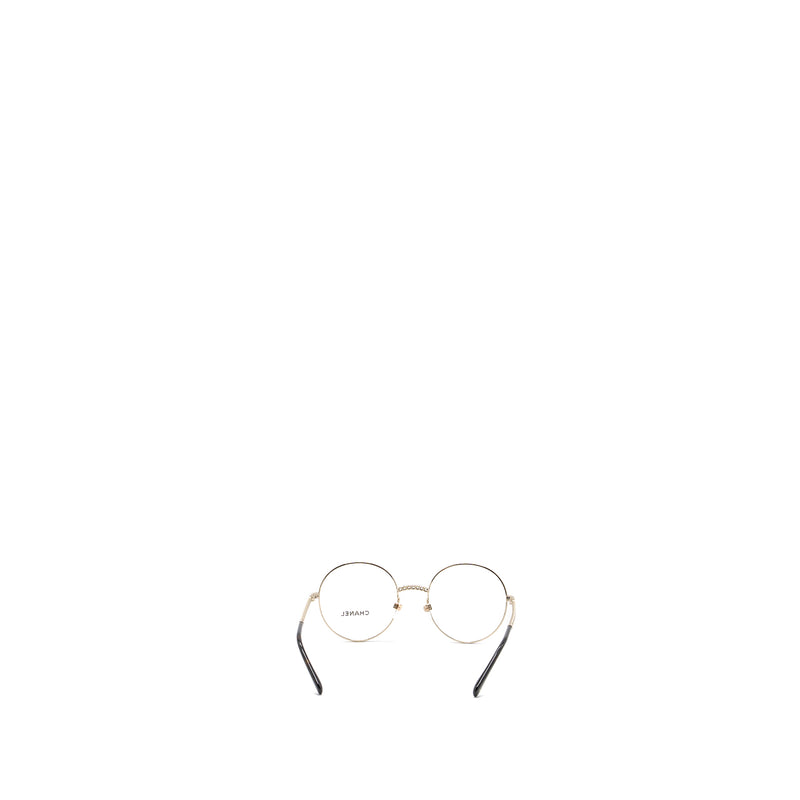 Chanel round glasses frames silver tone