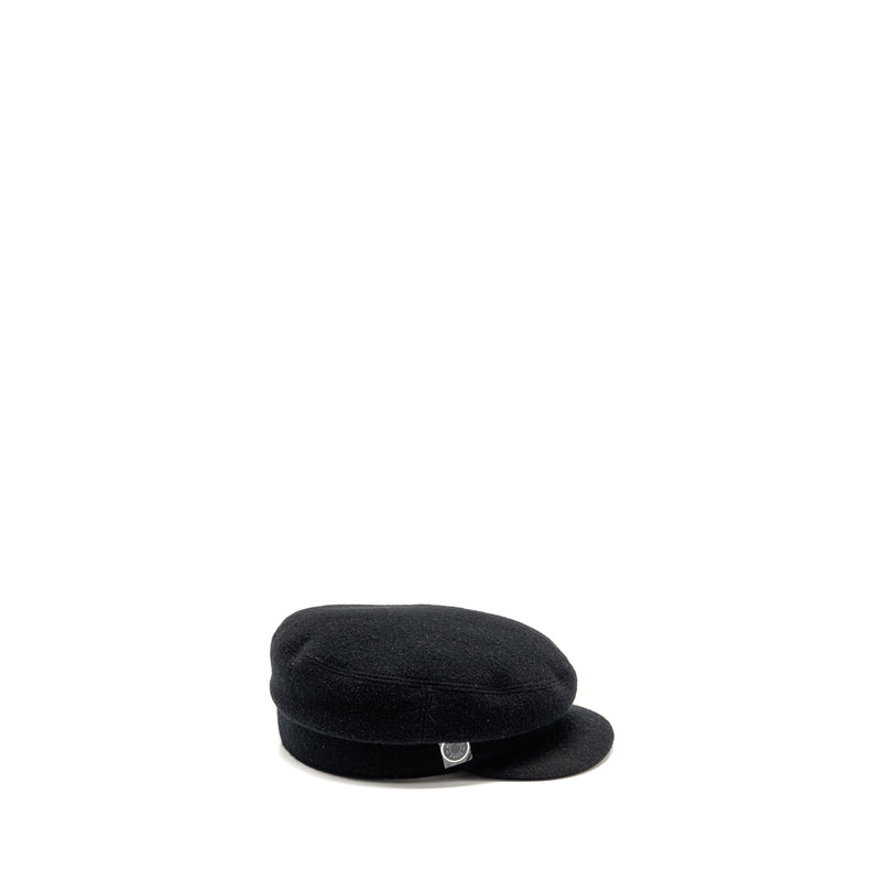 Hermes size 57 casquette femme hat black