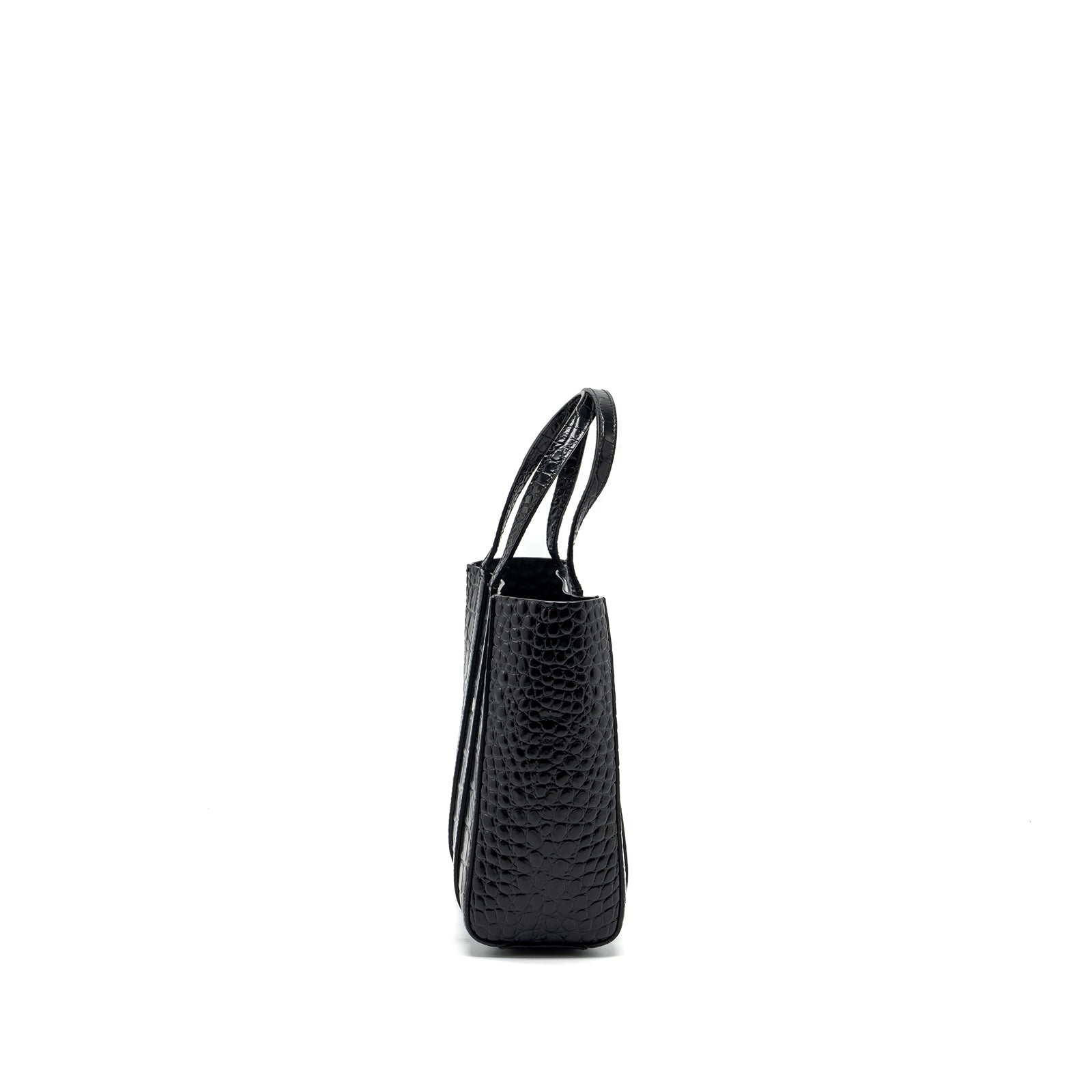 Balenciaga XXS Everyday Tote Bag Croc-Embossed Calfskin