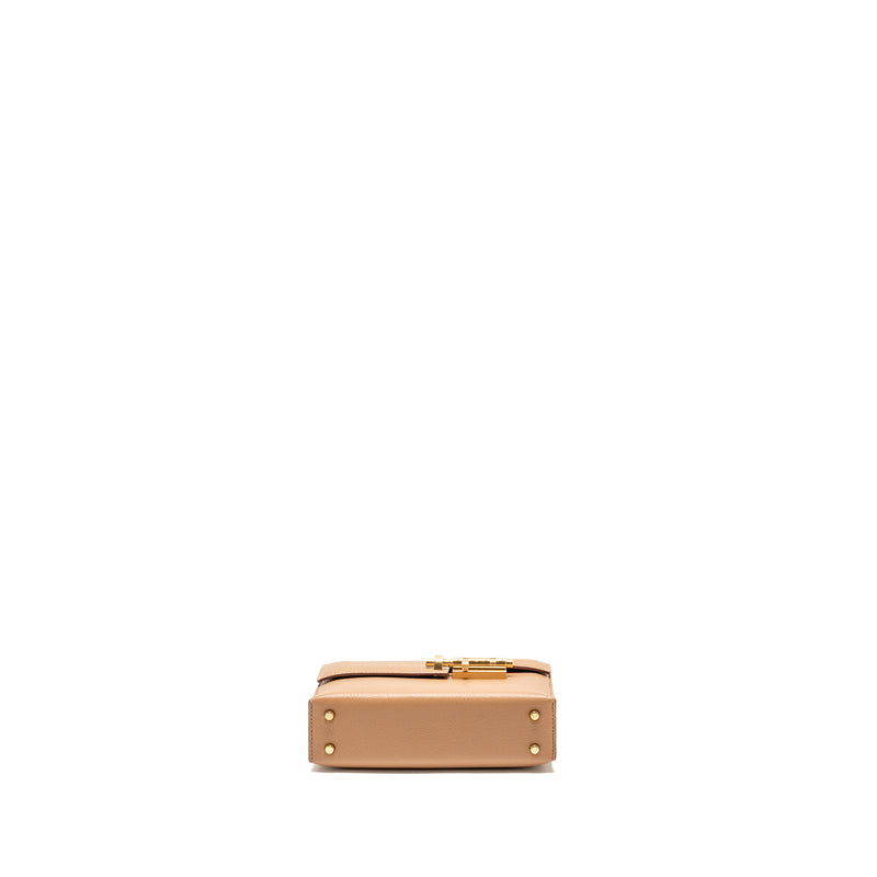 Hermes Mini Verrou Chèvre Mysore 2J Quebracho LGHW Stamp U
