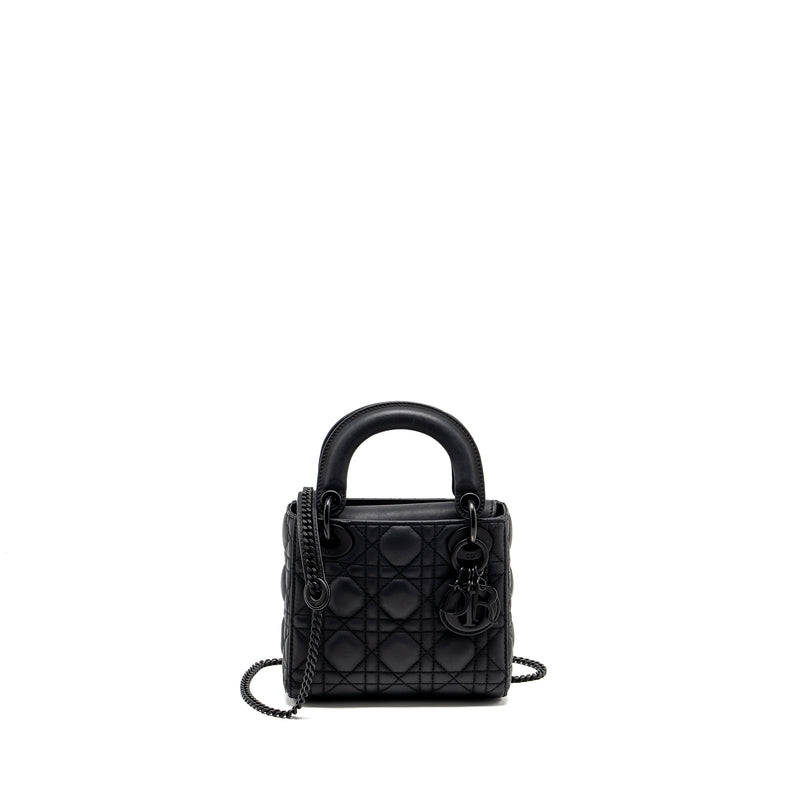 Dior Mini Lady Dior Calfskin So Black