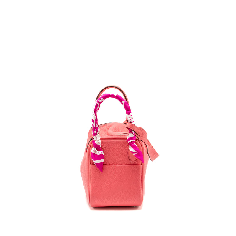 Hermes Lindy 26 Clemence 8W Rose Azalee SHW Stamp Y