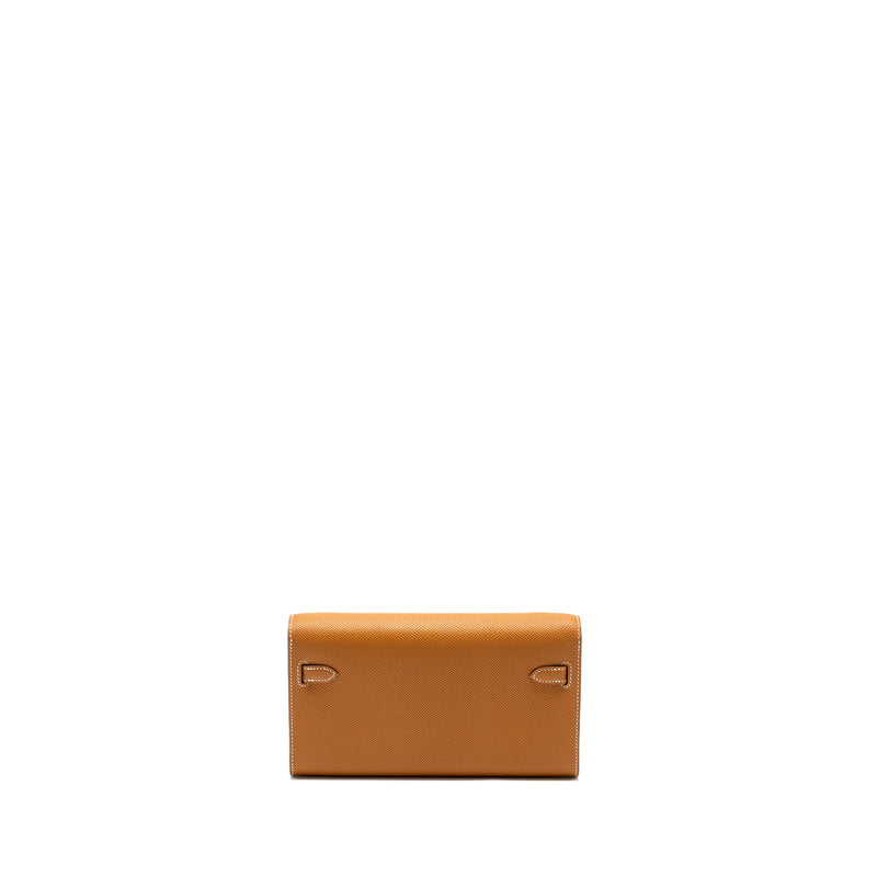 Hermes Kelly to Go Epsom Toffee GHW Stamp B