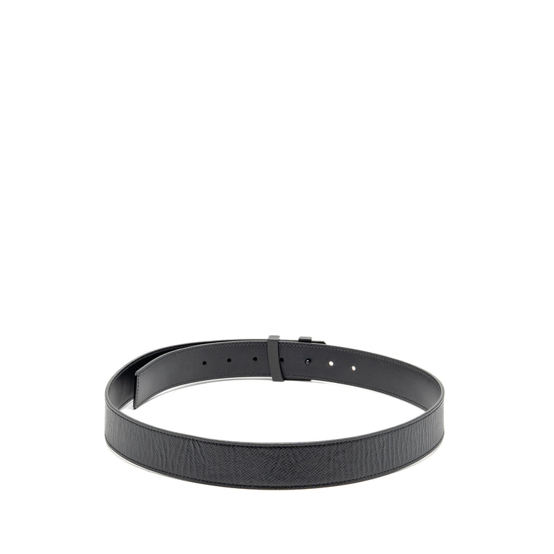 Louis Vuitton Size 95 35mm Belt Leather SO Black