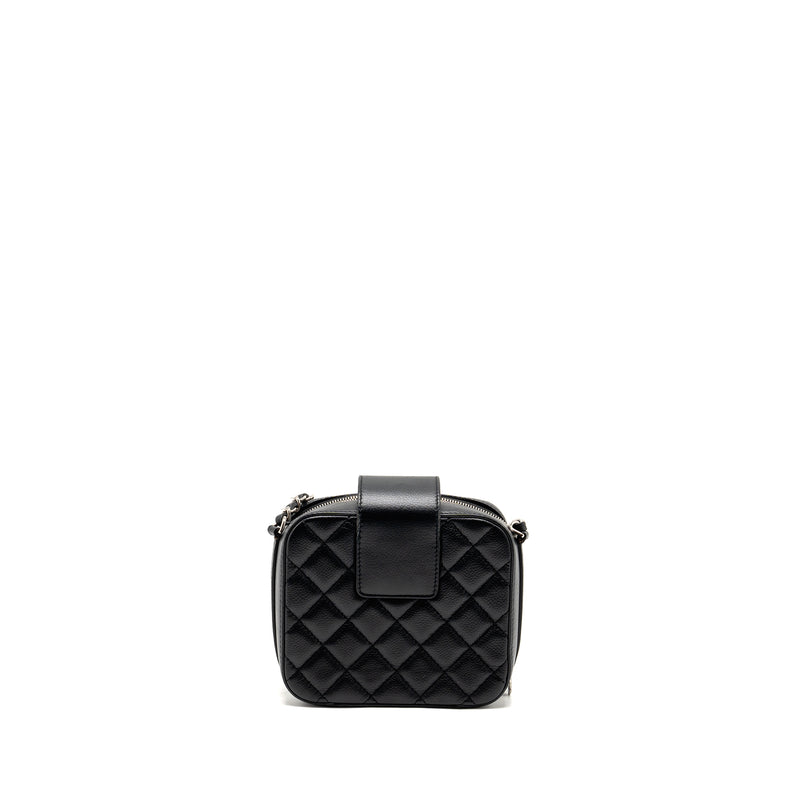 Chanel Quilted Mini Vanity Bag Caviar Black SHW