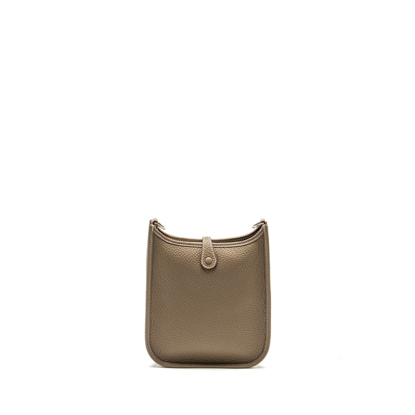 Hermes Mini Evelyne clemence etoupe SHW stamp B