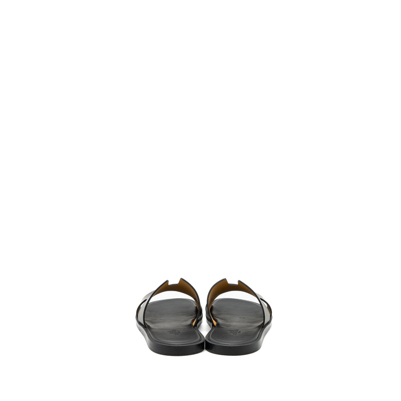Hermes size 40 Izmir sandal calfskin black