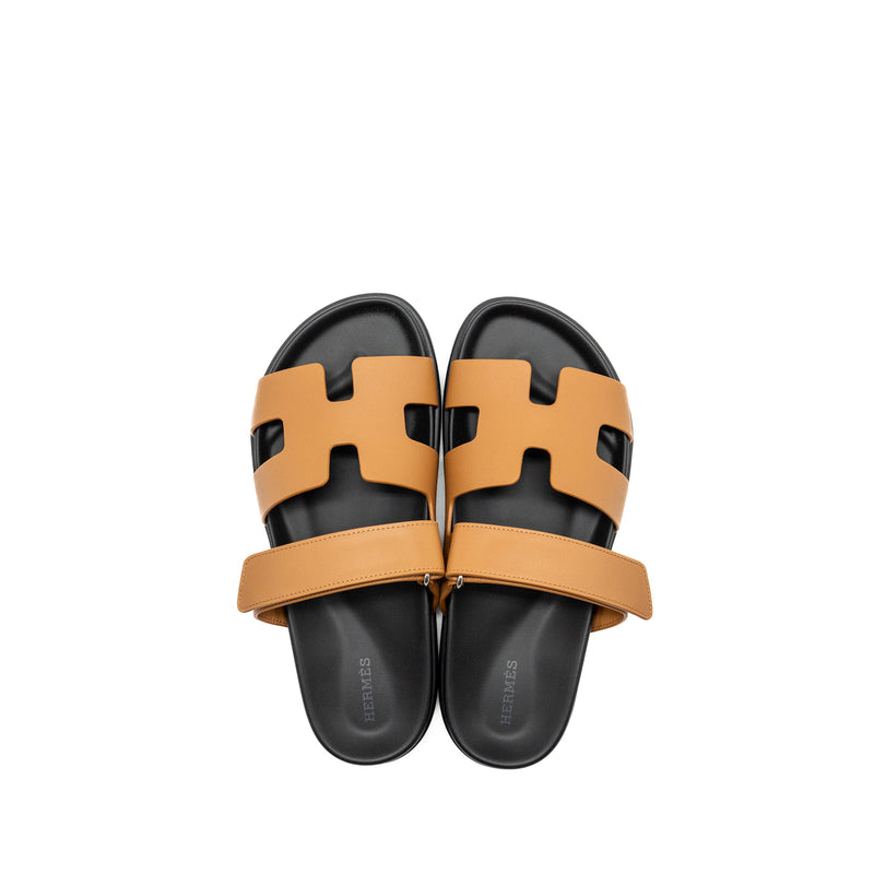Hermes SIZE 39 Chypre Sandals Naturel