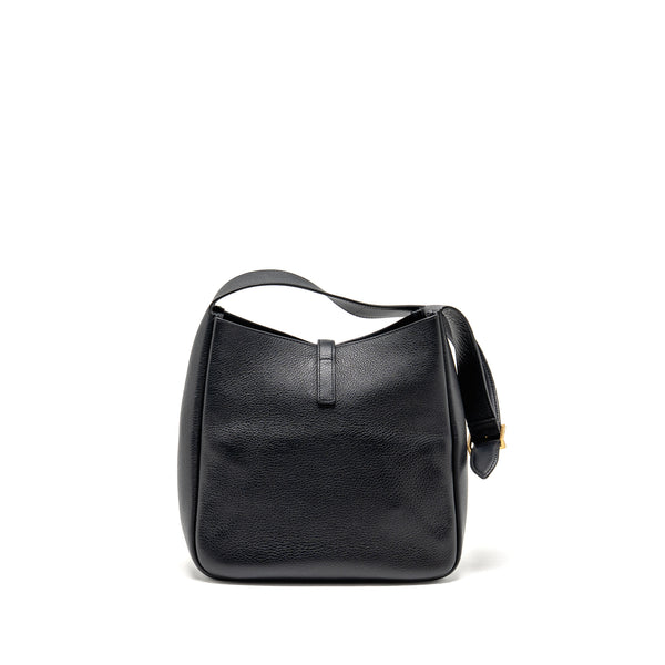 Saint Laurent Le 5 A 7 soft small bag calfskin black GHW