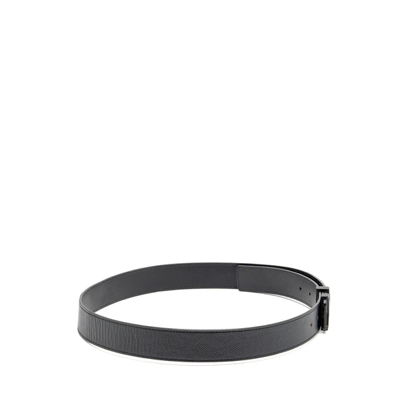 Louis Vuitton Size 95 35mm Belt Leather SO Black