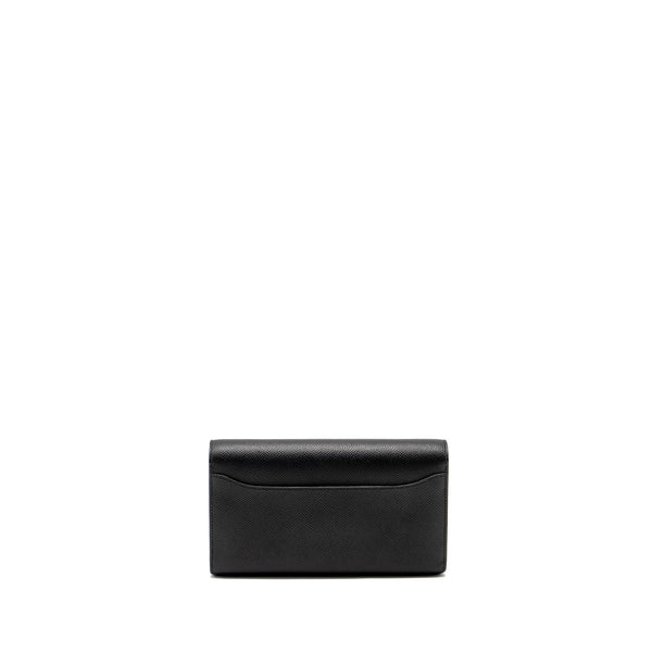 Hermes Constance to go epsom black GHW stamp U