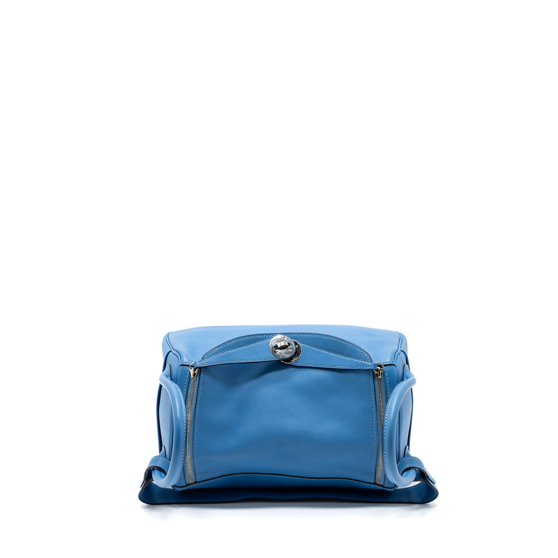 Hermes lindy 26 swift blue paradise SHW stamp X