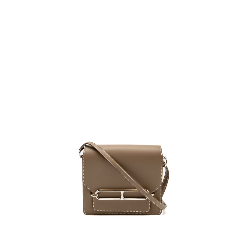 Hermes Mini Roulis Swift Etoupe SHW Stamp Y