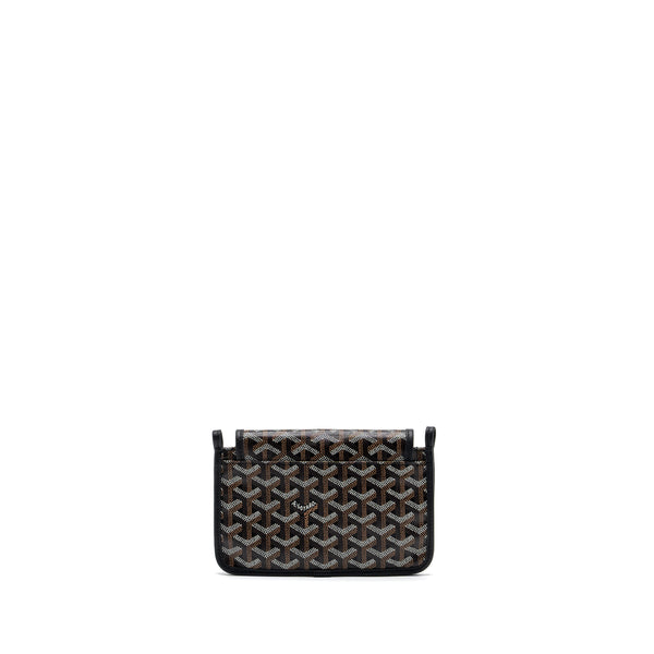 Goyard Plumet Pochette Canvas/ Leather Black SHW