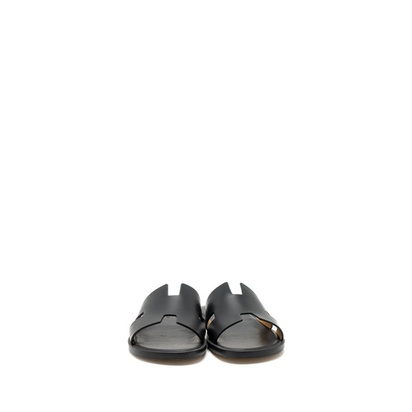 Hermes size 40 Izmir sandal calfskin black