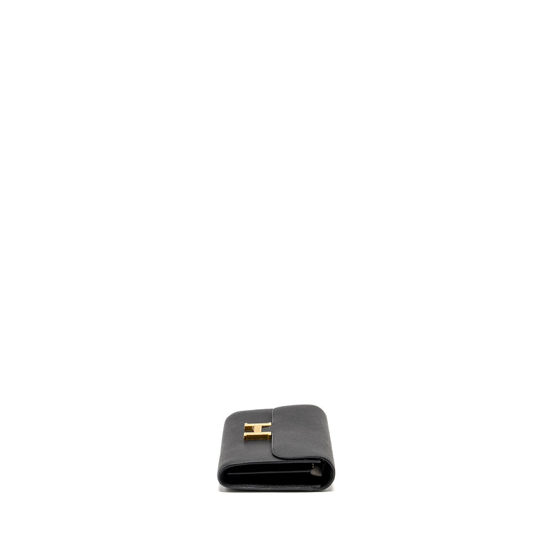 Hermes Constance to go epsom black GHW stamp U