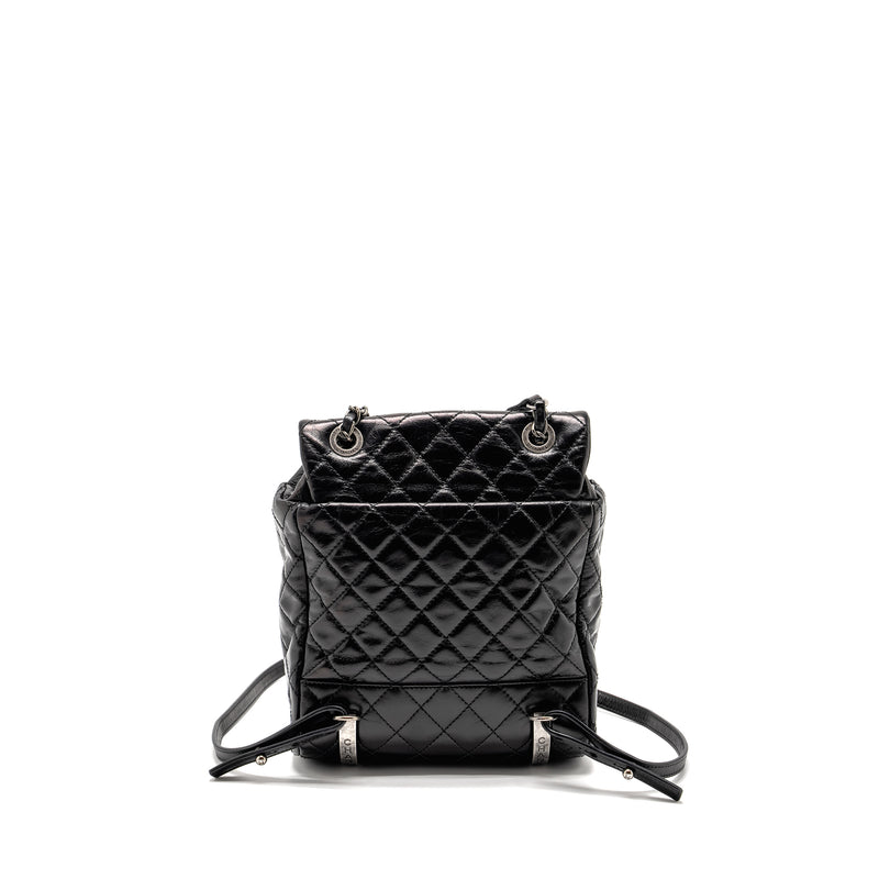 Chanel Mountain Backpack Quilted Calfskin Black Ruthenium Hardware