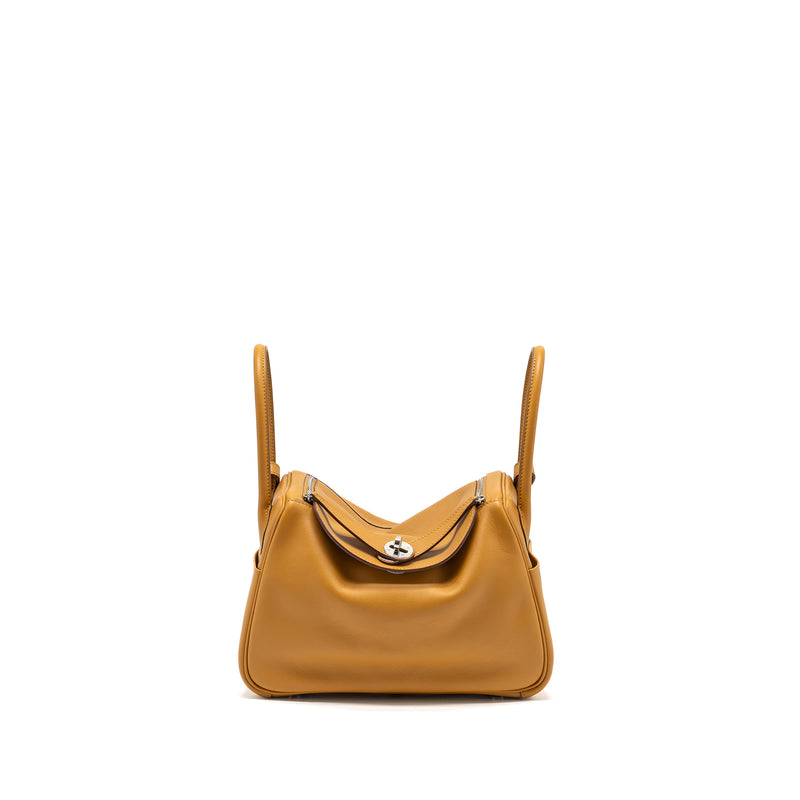 Hermes Lindy 26 Swift Sesame/Bleu Brume SHW Stamp Z