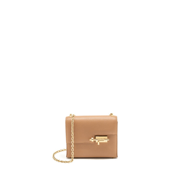 Hermes Mini Verrou Chèvre Mysore 2J Quebracho LGHW Stamp U