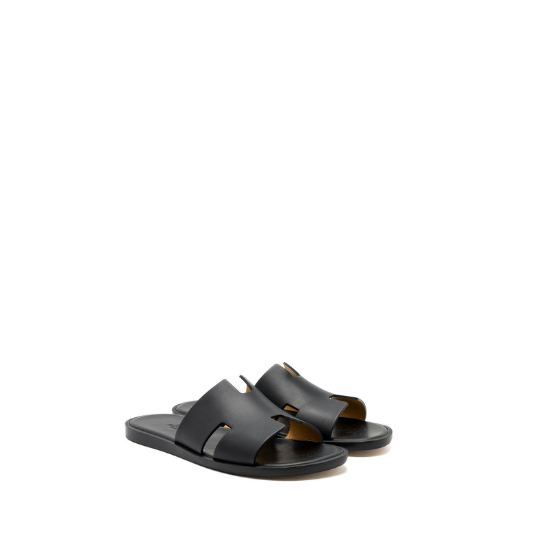 Hermes size 40 Izmir sandal calfskin black