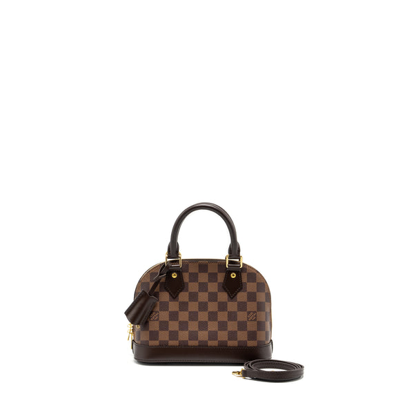 Louis Vuitton Alma BB Damier Ebene canvas GHW