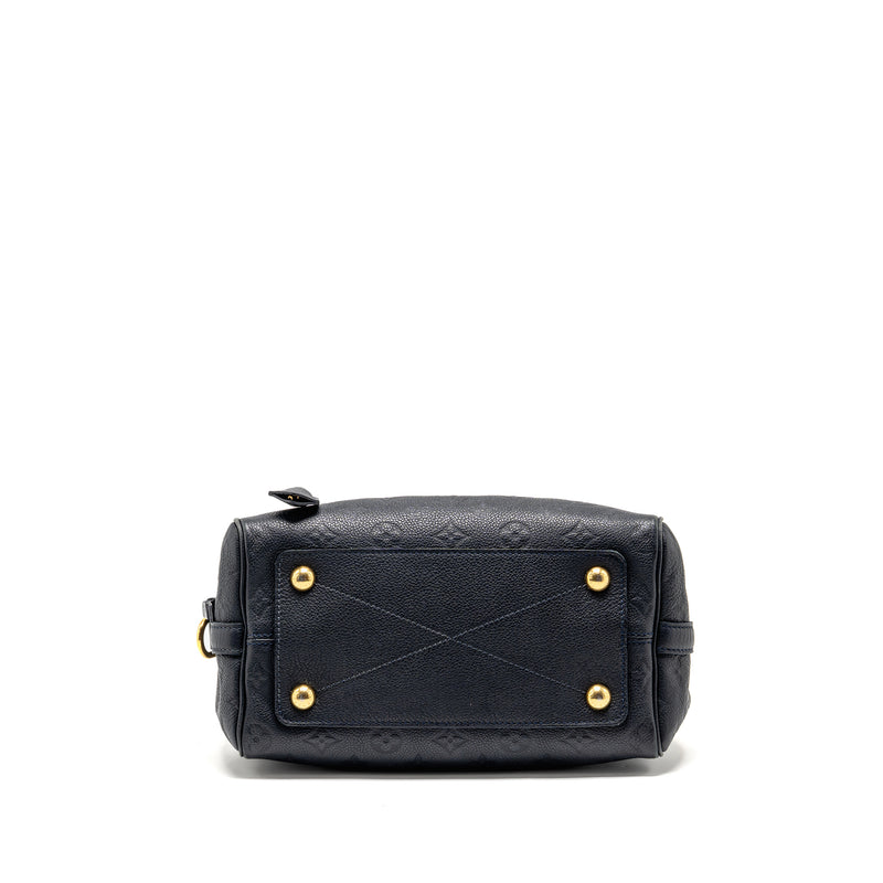 Louis Vuitton Speedy Bandouliere 25 Monogram Empreinte Leather Navy GHW
