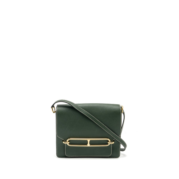 Hermes Roulis 23 Evercolor Vert Cypres GHW Stamp X