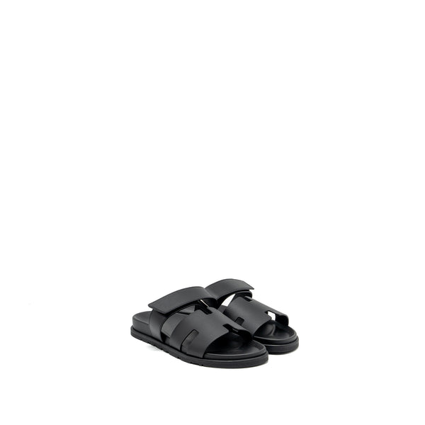 Hermes Size 41 men’s Chypre sandal calfskin black