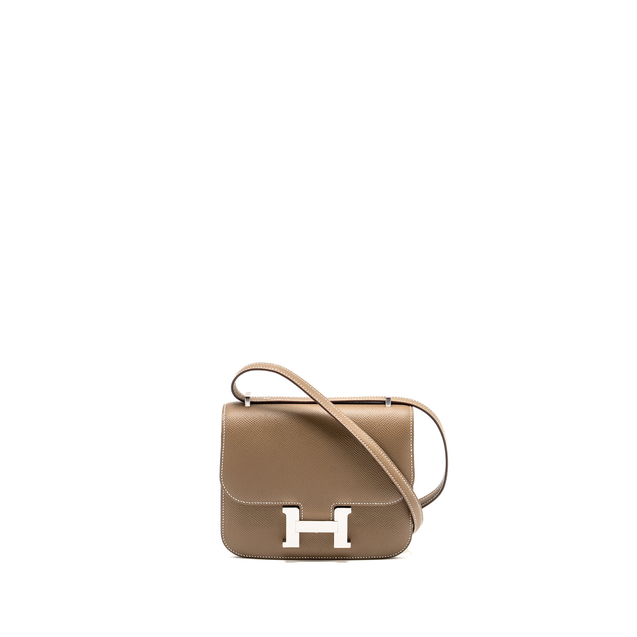 Hermes Mini Constance Epsom Etoupe SHW Stamp Z Hermes Mini Constance Epsom Etoupe SHW Stamp Z