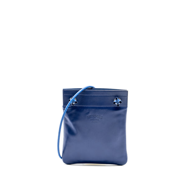 Hermes Mini Aline Bag Swift/Milo Blue Saphir/Blue France SHW Stamp Z